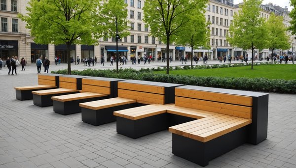 Mobilier urbain : solutions durables pour aménagements publics